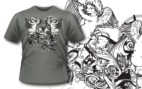 Angel T-shirt design 127 1