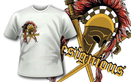 Knight T-shirt design 156 1