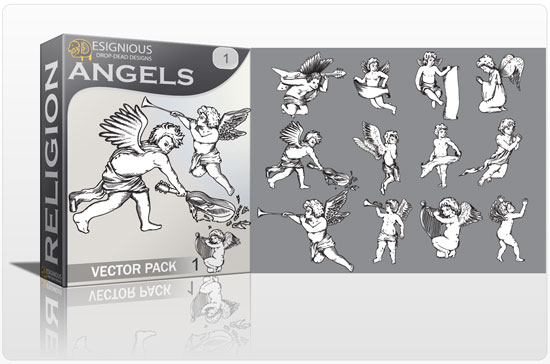 Angels vector pack 1