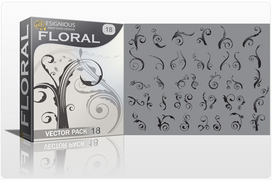 Floral vector pack 8 1