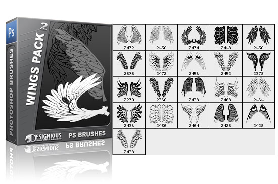 Wings brushes pack 2 1