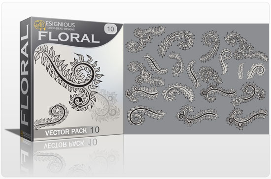 Floral vector pack 10 1