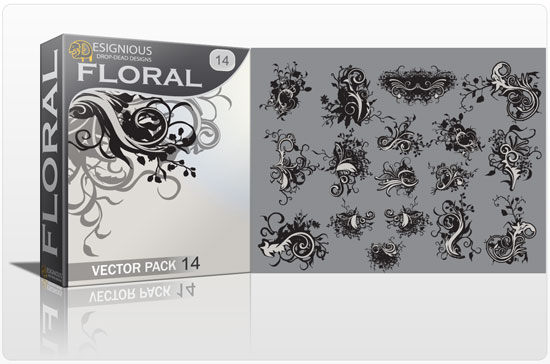 Floral vector pack 14 1