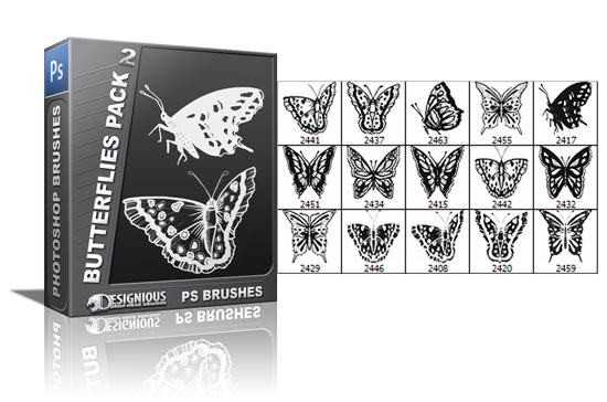 Butterflies brushes pack 2 1