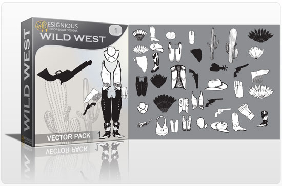 Wild west vector pack 1