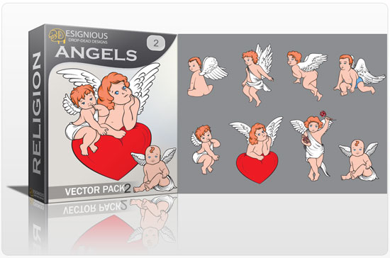 Angels vector pack 2 1