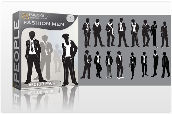 Men Fashion vector pack 1