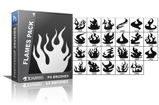 Flames brushes pack 1 1
