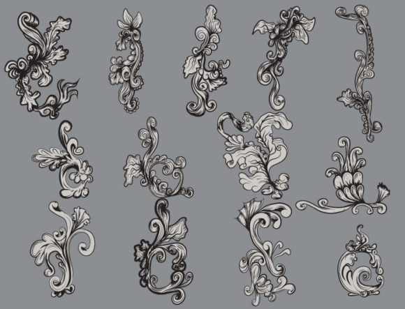 Floral vector pack 16 2