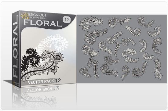 Floral vector pack 12 1