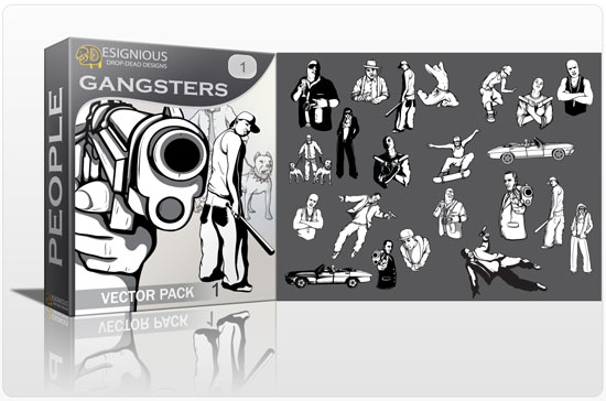 Gangsters vector pack 1 1