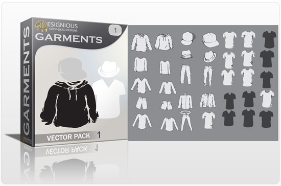 Garments vector pack 1