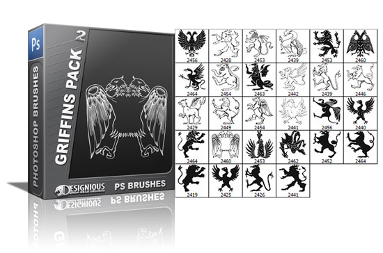Griffins brushes pack 2 1