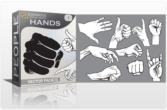 Hands vector pack 1 1