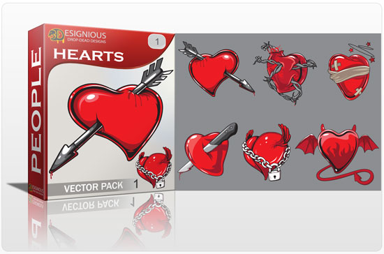 Hearts vector pack 1 1