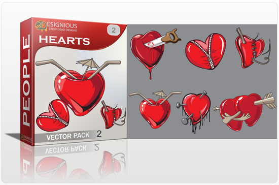 Hearts vector pack 2 1