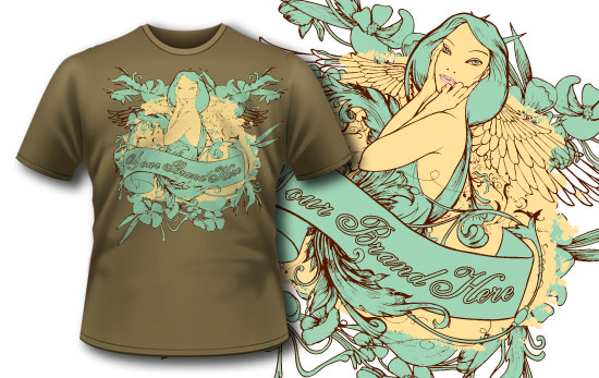 Mermaid T-shirt design 79 1