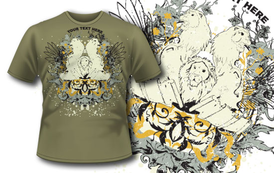 Royal lions T-shirt design 22 1