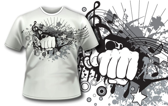 Fist T-shirt design 66 1