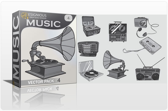 Music vector pack 4 1