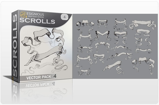Scrolls vector pack 4 1