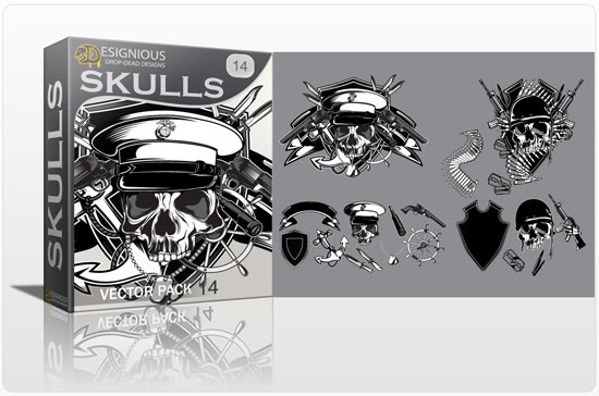 Skull vector pack 14 1