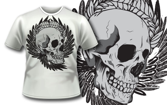 Skull T-shirt design 69 1