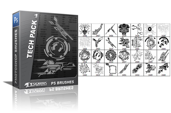 Tech brushes pack 1 1
