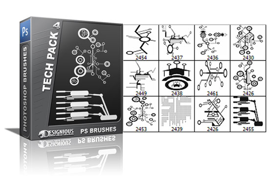Tech brushes pack 4 1