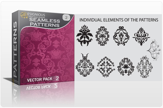 Seamless Patterns vector pack 2 1