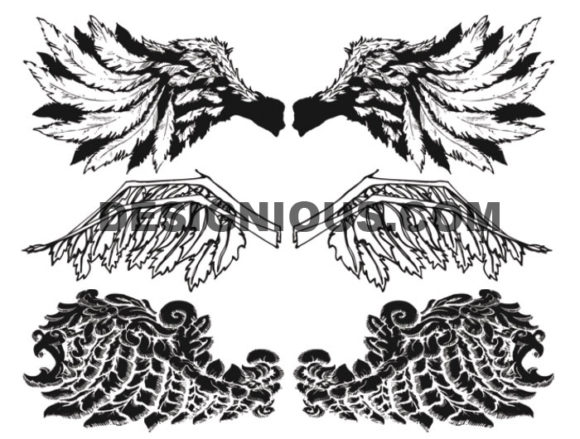 Wings brushes pack 4 2