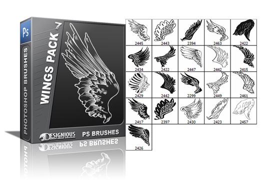 Wings brushes pack 7 1