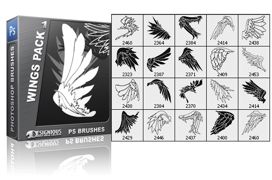 Wings brushes pack 1 1