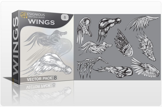 Wings vector pack 8 1