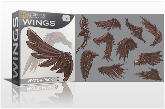 Wings vector pack 9 1