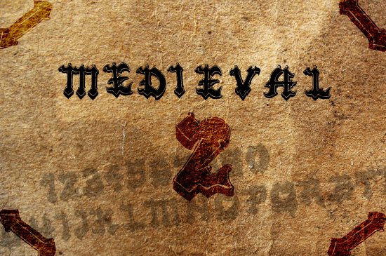 Medieval 2 font 1