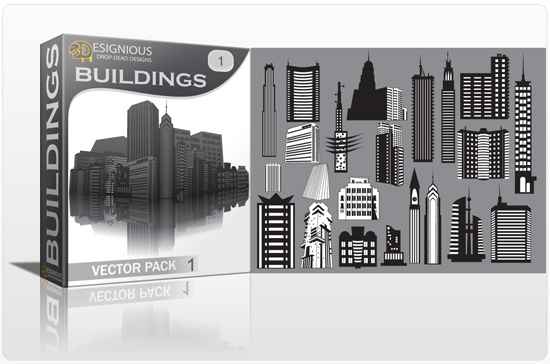 Buildings vector pack 1