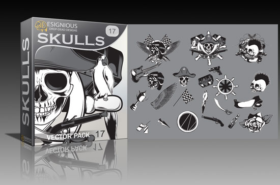Skulls vector pack 17 1