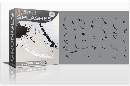 Splashes vector pack 3 1