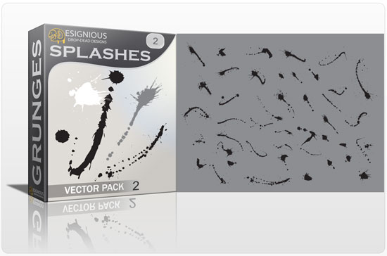 Splashes vector pack 2 1