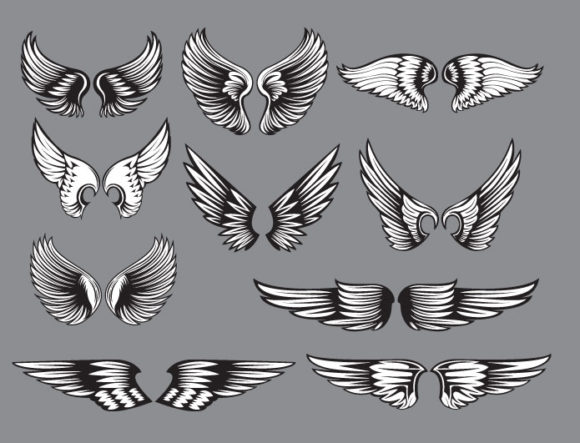 Wings vector pack 10 2