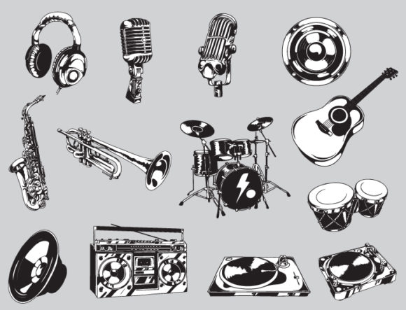 Music vector pack 5 2