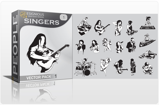 Singers vector pack 1 1