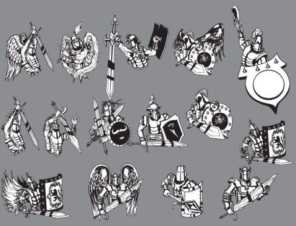 Knights Vector Pack 2