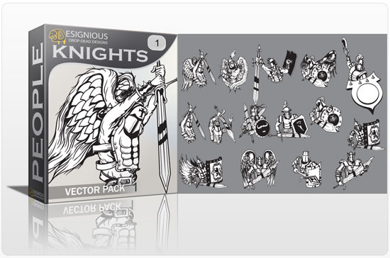 Knights Vector Pack 1