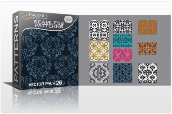Seamless patterns vector pack 26 1