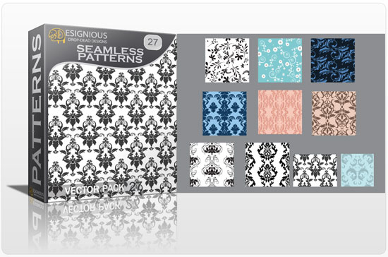 Seamless patterns vector pack 27 1