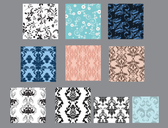 Seamless patterns vector pack 27 2