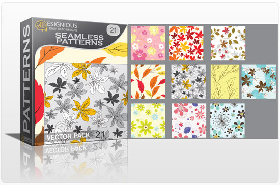 Seamless patterns vector pack 21 1