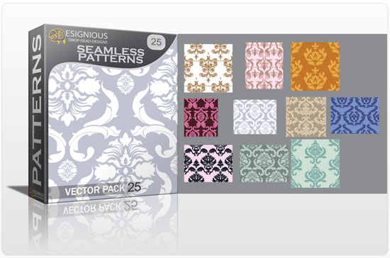 Seamless patterns vector pack 25 1